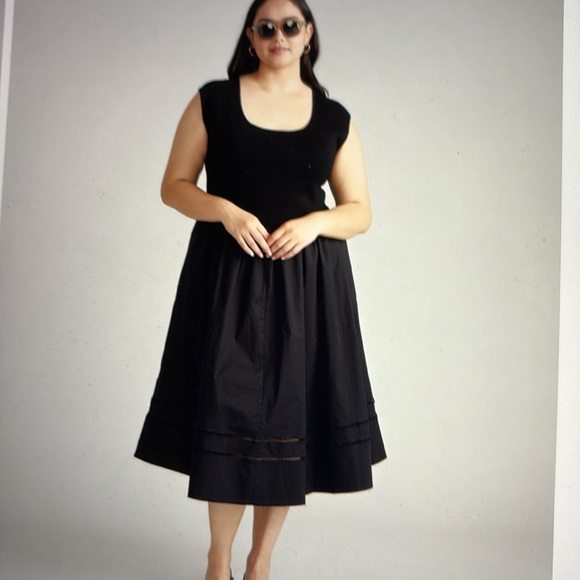 Universal Standard Chloe Combo Dress10/12 - Picture 1 of 14